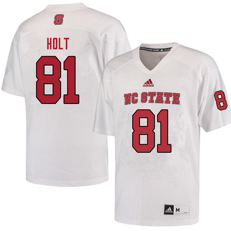 Men #81 Tory Holt NC State Wolfpack College Football Jerseys Sale-Red